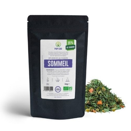 Infusion BIO sommeil 60g - Pop CBD - Pop CBD - Famous CBD